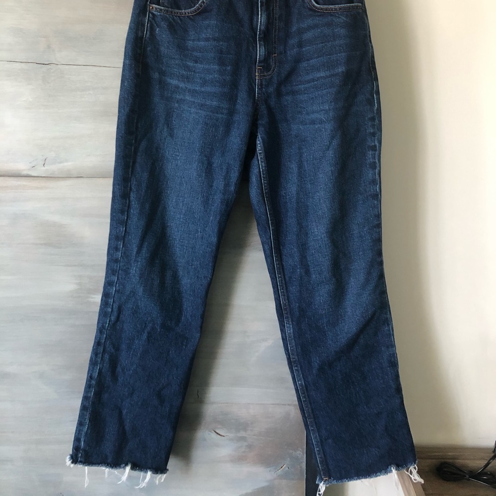 Topshop Straight Leg Jeans